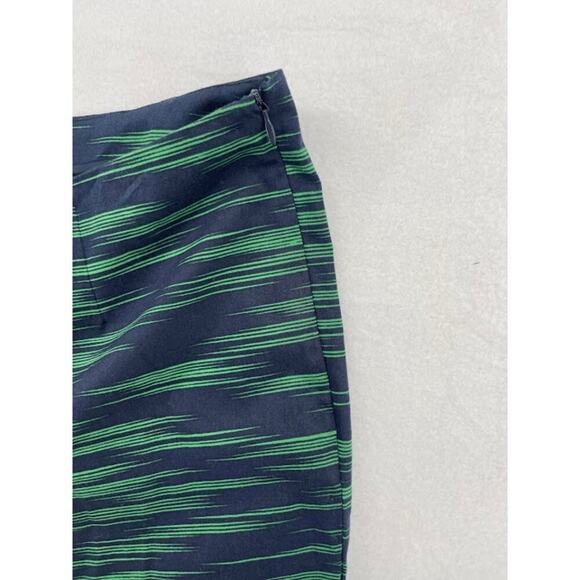 Chico's Black Label Ankle Pants Sateen Blue/Green NWT Size 3 (14) - Picture 3 of 6